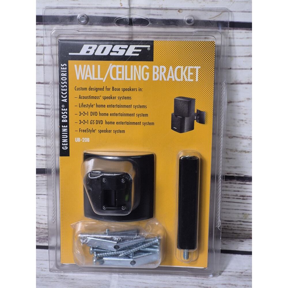 Bose UB-20B Speaker Wall Ceiling Mount Bracket Black OEM Genuine Cube Mount Kit